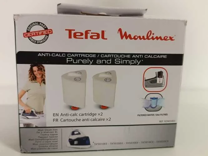 Ecost prekė po grąžinimo, Tefal XD9030 lyginimo reikmenys Lygintuvo kasetė nuo apnašų (Atnaujinta)