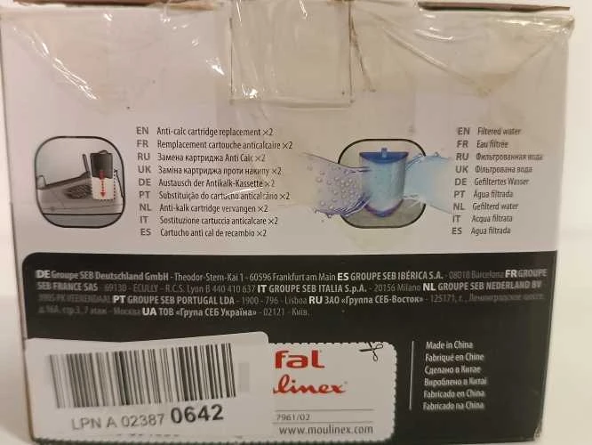 Ecost prekė po grąžinimo, Tefal XD9030 lyginimo reikmenys Lygintuvo kasetė nuo apnašų (Atnaujinta)