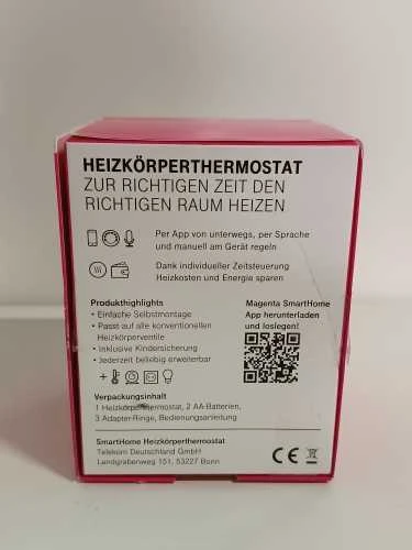 Ecost prekė po grąžinimo Telekom Smarthome Radiatorių termostatas su LCD ekranu Baltas (Atnaujinta)