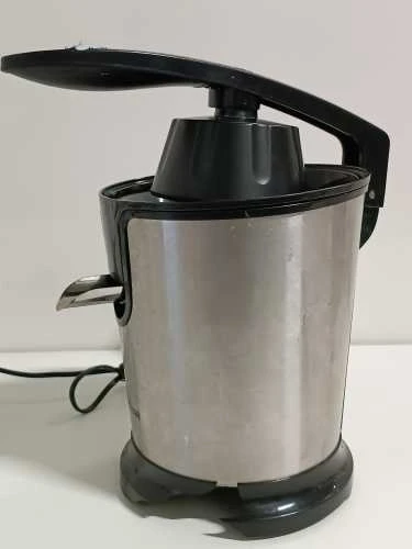 Sulčiaspaudė Ecost prekė po grąžinimo Tristar CP-3002 Citrus Juicer, 85 Watt, 2 Cones, Pulp Filter, Juodas/Stainle (Atnaujinta)