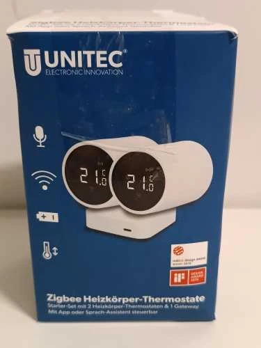 Ecost prekė po grąžinimo Unitec 30945 Smart Radiator Thermostat Starter Set 2+1 with LCD Ekranas (Atnaujinta)