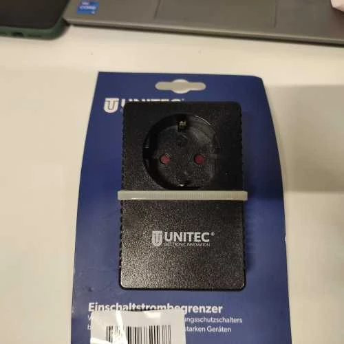 Ecost prekė po grąžinimo Unitec paleidimo ribotuvas ir srovės ribotuvas (250 V ~ / 16A, tarpinis kiš (Atnaujinta)