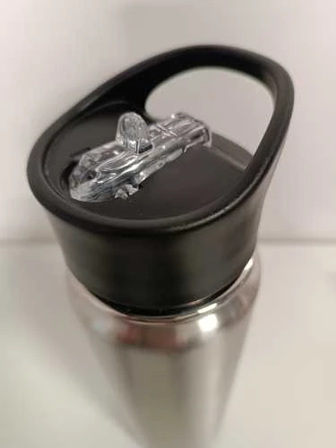 Gertuvė Ecost prekė po grąžinimo Vinsun Stainless Steel Drinking Bottle 750 ml - 3 Lids - Leak-Proof, Suitab (Atnaujinta)