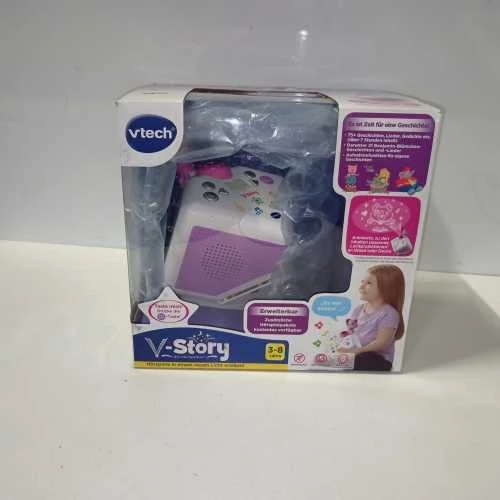 Ecost prekė po grąžinimo VTech 80-608064 V-story, radijo žaidimų dėžutė rožinė (Atnaujinta)