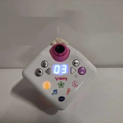 Ecost prekė po grąžinimo VTech 80-608064 V-story, radijo žaidimų dėžutė rožinė (Atnaujinta)