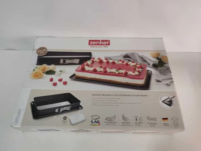 Ecost prekė po grąžinimo Zenker Deluxe 7022 SpringForm dėklo dėklas 42 x 29 cm (Atnaujinta)