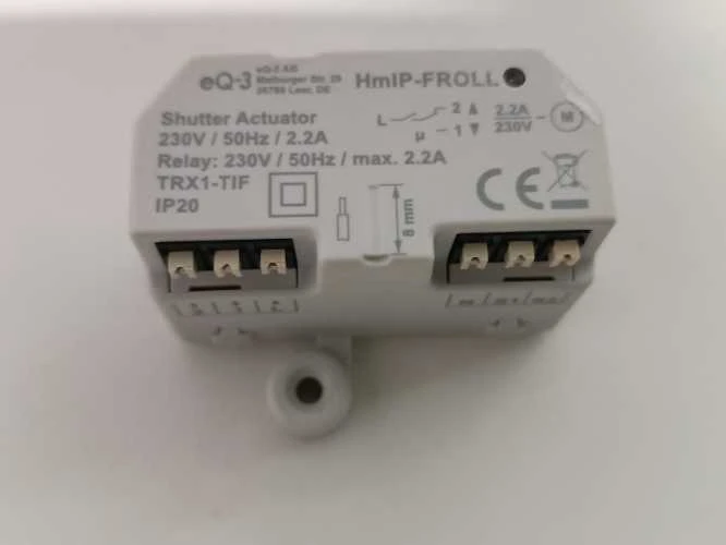 Homematic Ecost prekė po grąžinimo Homematinė IP jungiklio pavara ir matuoklis (Atnaujinta)