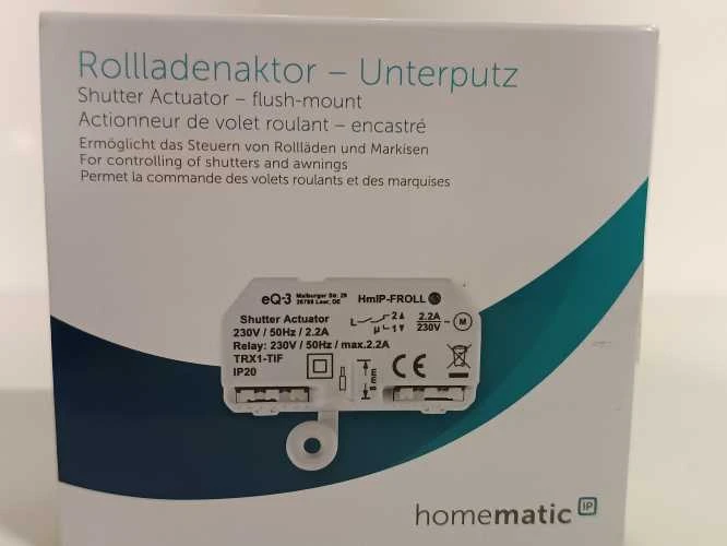 Homematic Ecost prekė po grąžinimo Homematinė IP jungiklio pavara ir matuoklis (Atnaujinta)
