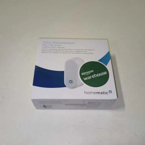 Homematic Ecost prekė po grąžinimo Homematinis IP intelektualiųjų namų durų užrakto jutiklis 3V baltas + sidab (Atnaujinta)