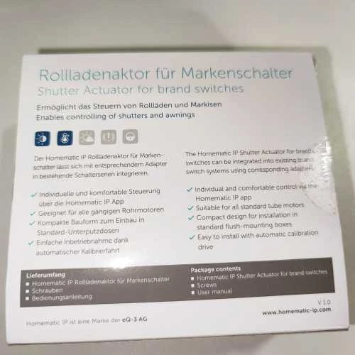 Homematic Ecost prekė po grąžinimo Homeminis (Atnaujinta)