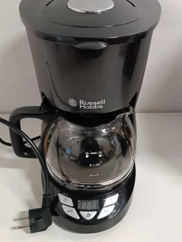 Smartsf Ecost prekė po grąžinimo, Russell Hobbs amerikietiškas kavos aparatas, 1,25 l, nuimamas filtro laiki (Atnaujinta)