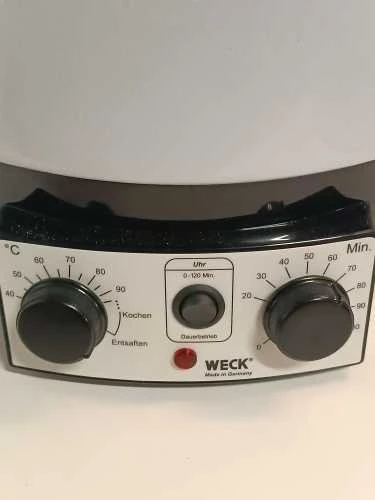 Smartsf Ecost prekė po grąžinimo, Weck emaliuotas sterilizatorius su laikrodžiu (Atnaujinta)