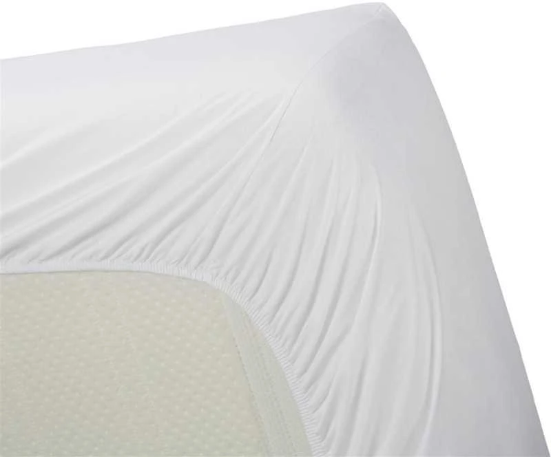 Ambiante Cotton Uni HL Baltas paklodė su guma Čiužinio dydis - 160x200 cm