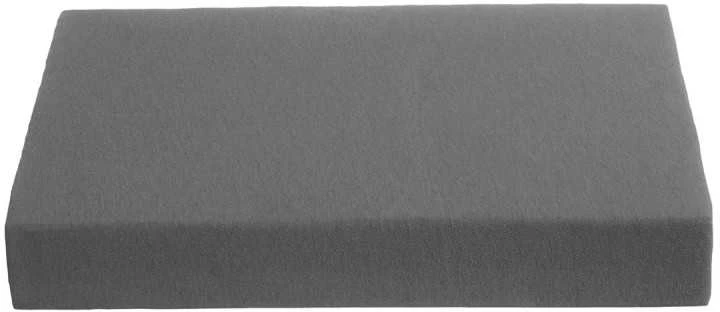 Ambiante Jersey HL Anthracite Paklodė su guma Čiužinio dydis - 140x200 cm