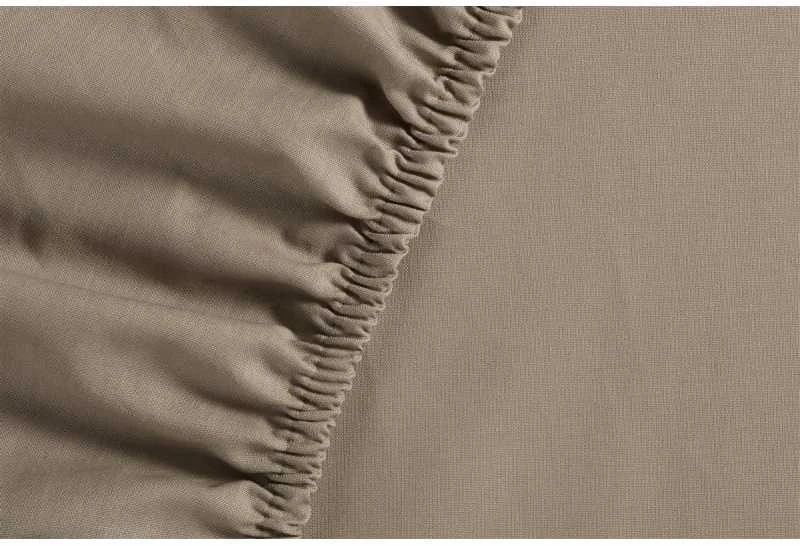 Ambiante Jersey HL Taupe Paklodė su guma Čiužinio dydis - 180x200 cm