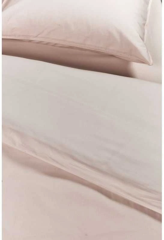 Ambiante Medvilnės patalynės komplektas Cotton Uni Light Rožinė Pagalvės matmenys - 50x70 cm, Antklodės matmenys - 140x200 cm
