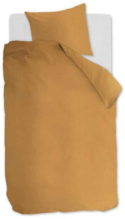 Ambiante Patalynės komplektas Cotton Uni Ochre Pagalvės matmenys - 50x70 cm, Antklodės matmenys - 140x200 cm