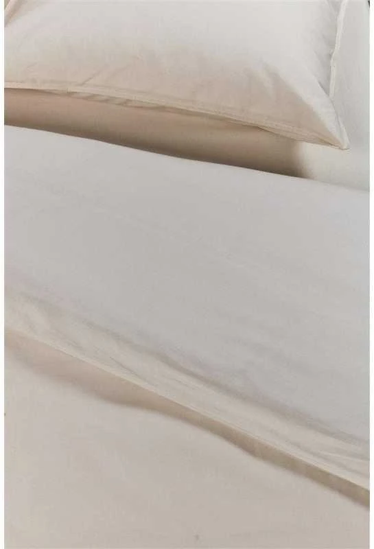 Ambiante Patalynės komplektas Cotton Uni Sand Pagalvės matmenys - 40x60 cm, Antklodės matmenys - 140x200 cm