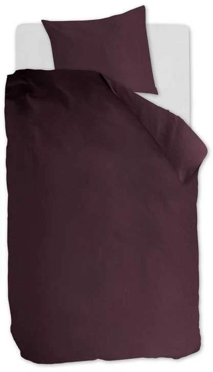 Ambiante Patalynės komplektas Cotton Uni Dark Raudona Pagalvės matmenys - 50x70 cm, Antklodės matmenys - 140x200 cm