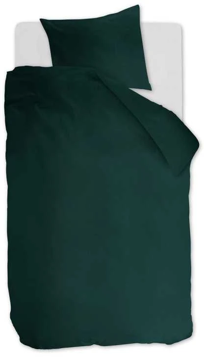 Ambiante Patalynės komplektas Cotton Uni Dark Žalias Pagalvės matmenys - 50x70 cm, Antklodės matmenys - 240x220 cm