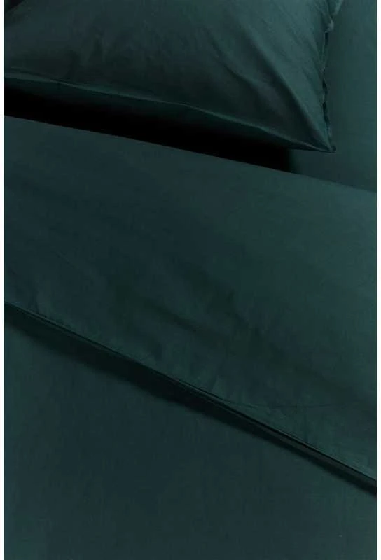 Ambiante Patalynės komplektas Cotton Uni Dark Žalias Pagalvės matmenys - 50x70 cm, Antklodės matmenys - 240x220 cm