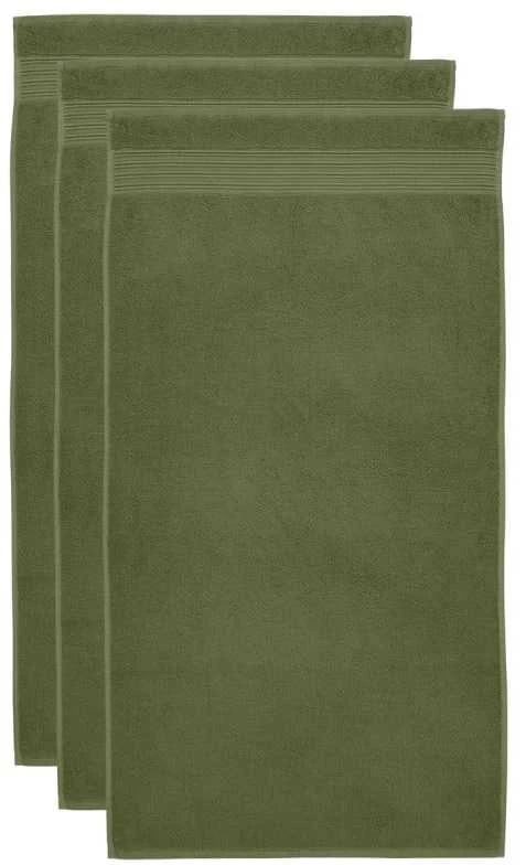 Beddinghouse Medvilninis rankšluostis SHEER OLIVE Žalias Rankšluosčio dydis - 30x50 cm
