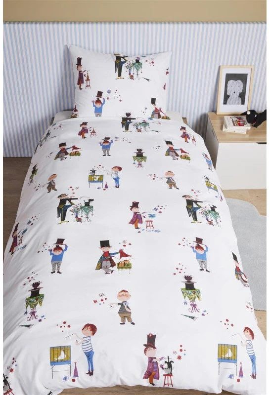 Beddinghouse Vaikiškas patalynės komplektas Goochelen Multi Pagalvės matmenys - 40x60 cm, Antklodės matmenys - 100x135 cm