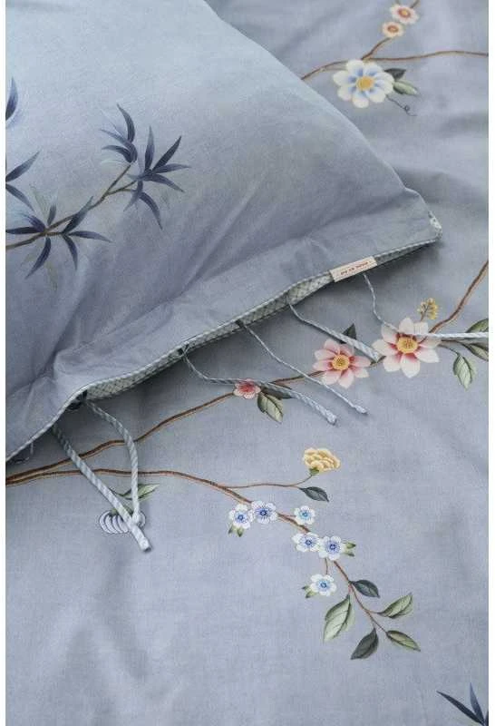 Patalynės komplektas Dekoratyvinė pagalvė Pip Studio Bamboo Blossom Light Mėlyna Pagalvės matmenys - 35x60 cm
