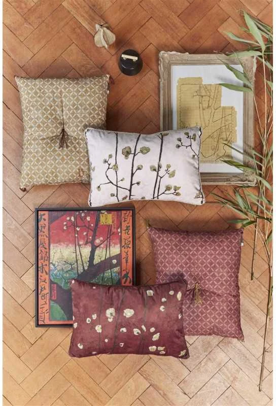 Dekoratyvinė pagalvė Van Gogh Zabuton Cushion Ochre Pagalvės matmenys - 50x60 cm