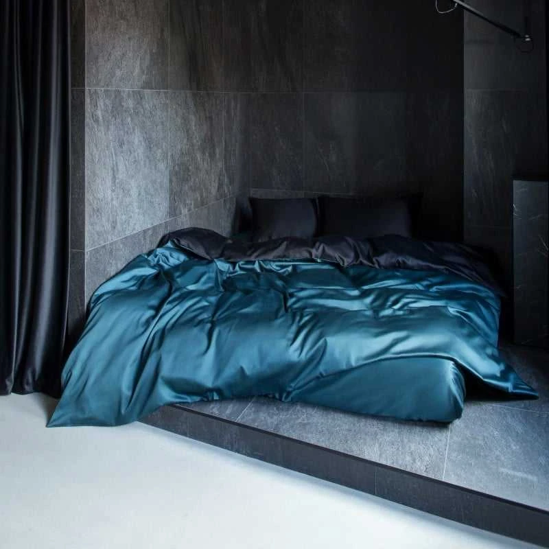 Fejos Namai BOHEMIA LUXURY PREMIUM satino patalynės komplektas Pagalvės matmenys - 50x70 cm, Antklodės matmenys - 140x200 cm