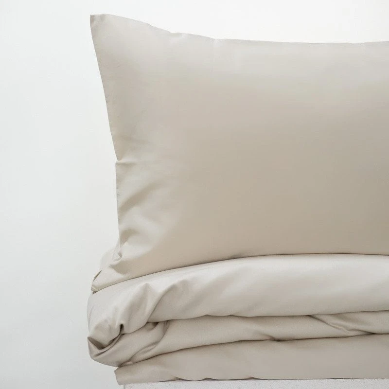 Fejos Namai EXCLUSIVE CAPPUCCINO PREMIUM satino patalynės komplektas Pagalvės matmenys - 50x70 cm, Antklodės matmenys - 140x200 cm