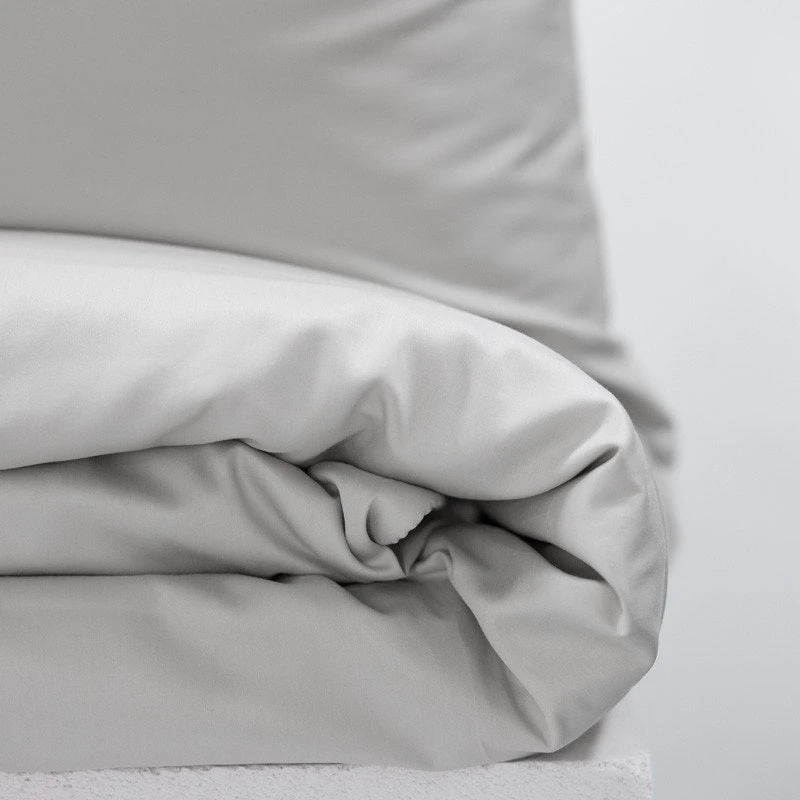 Fejos Namai EXCLUSIVE Sidabrinis PREMIUM satino patalynės komplektas Pagalvės matmenys - 50x70 cm, Antklodės matmenys - 200x220 cm