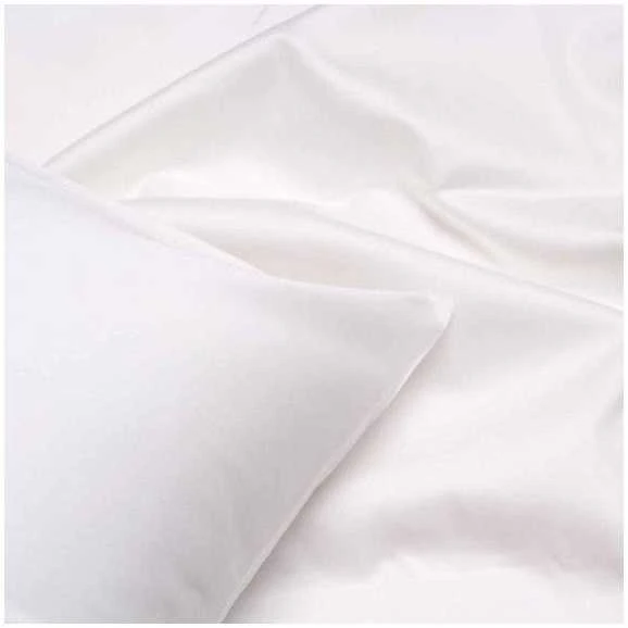Fejos Namai PREMIUM satino pagalvės užvalkalas COCONUT Baltas Pagalvės matmenys - 70x70 cm