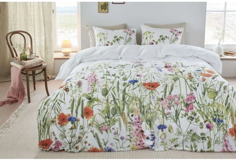 Marjolein Bastin Medvilnės patalynės komplektas Summer Memory Multi Pagalvės matmenys - 50x70 cm, Antklodės matmenys - 140x200 cm