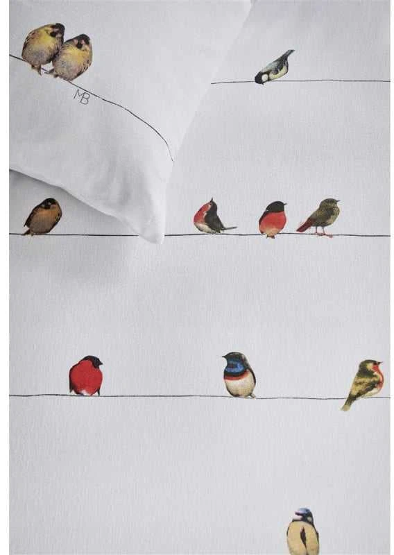 Marjolein Bastin Patalynės komplektas Tweet Multi Pagalvės matmenys - 50x70 cm, Antklodės matmenys - 200x220 cm
