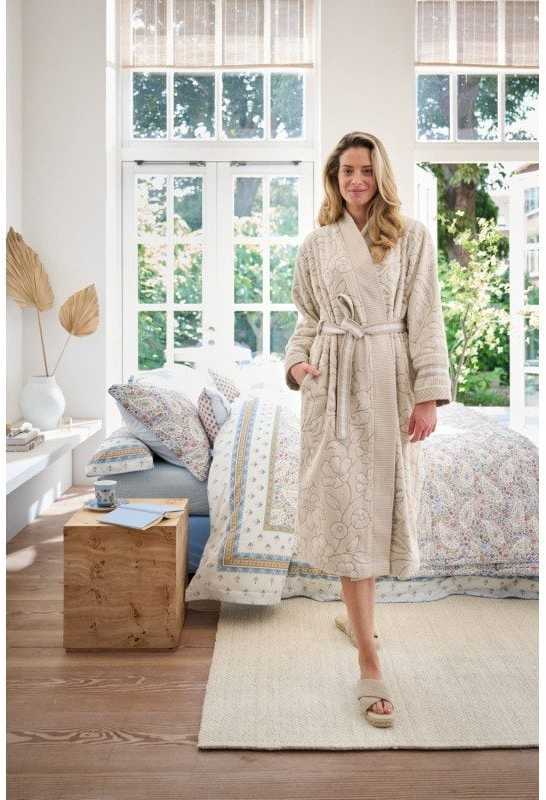 Chalatas Pip Studio Jasmin Jacquard Sand Chalato dydis - M