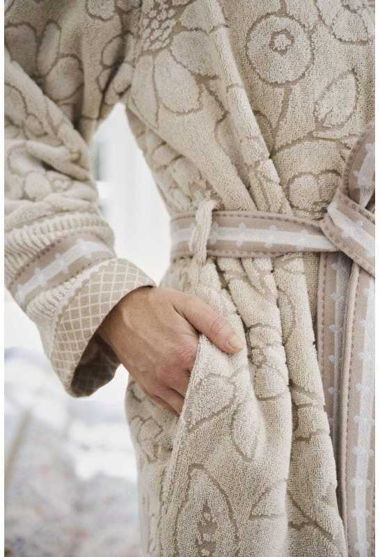 Chalatas Pip Studio Jasmin Jacquard Sand Chalato dydis - M