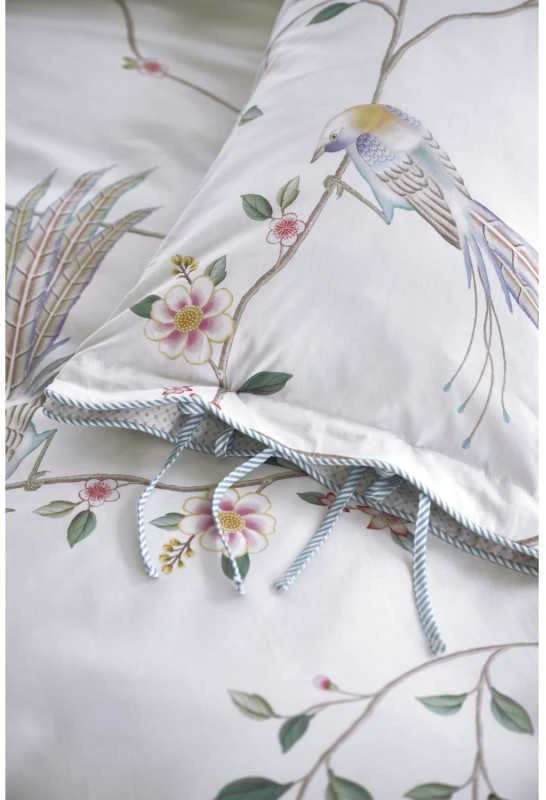 Dekoratyvinė pagalvė Pip Studio Bamboo Blossom Baltas Pagalvės matmenys - 35x60 cm