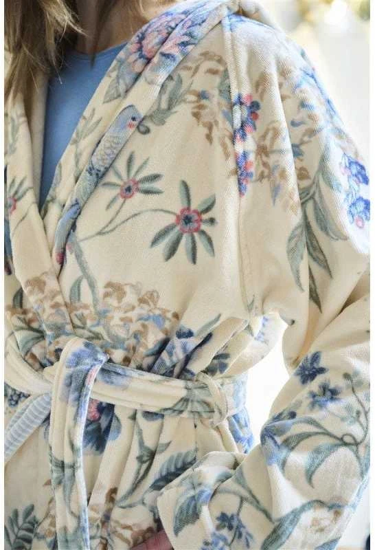 Pip Studio Chalatas Secret Garden Baltas Chalato dydis - XL
