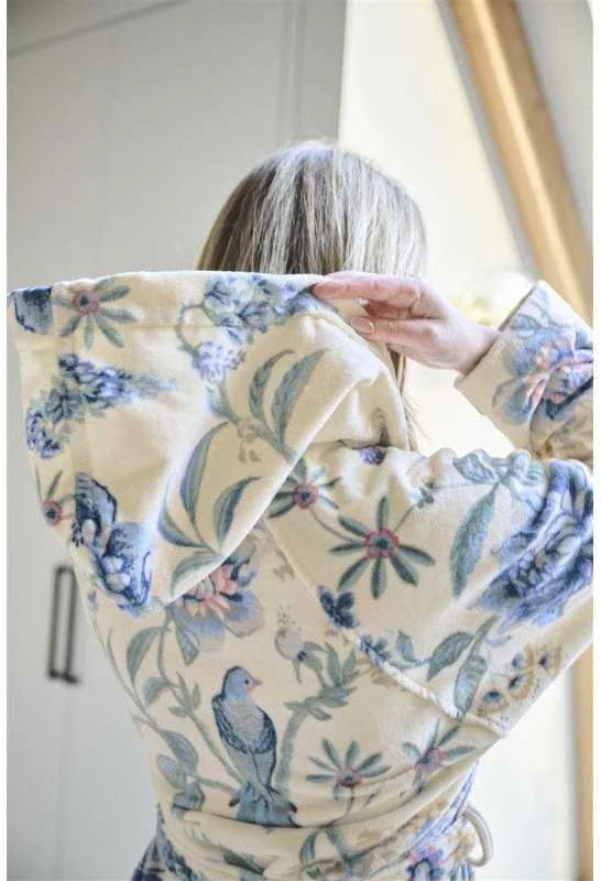Pip Studio Chalatas Secret Garden Baltas Chalato dydis - XL
