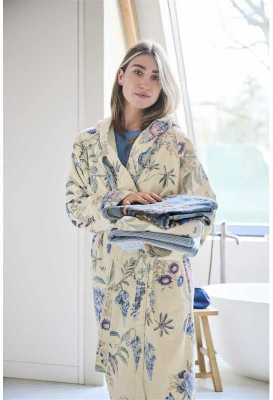 Pip Studio Chalatas Secret Garden Baltas Chalato dydis - XL