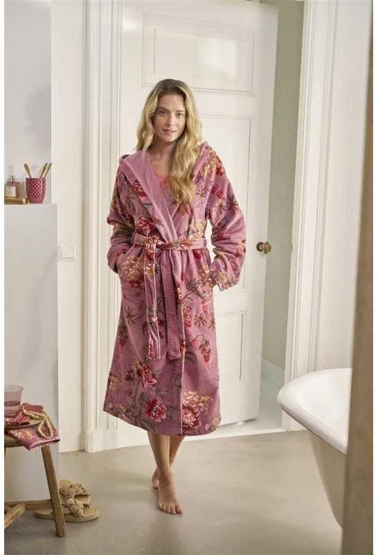 Pip Studio Chalatas Secret Garden Mauve Chalato dydis - XL