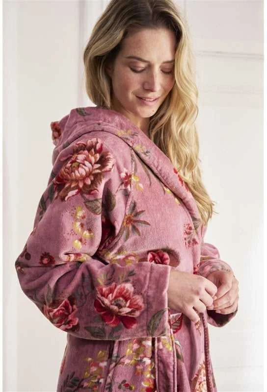 Pip Studio Chalatas Secret Garden Mauve Chalato dydis - XL
