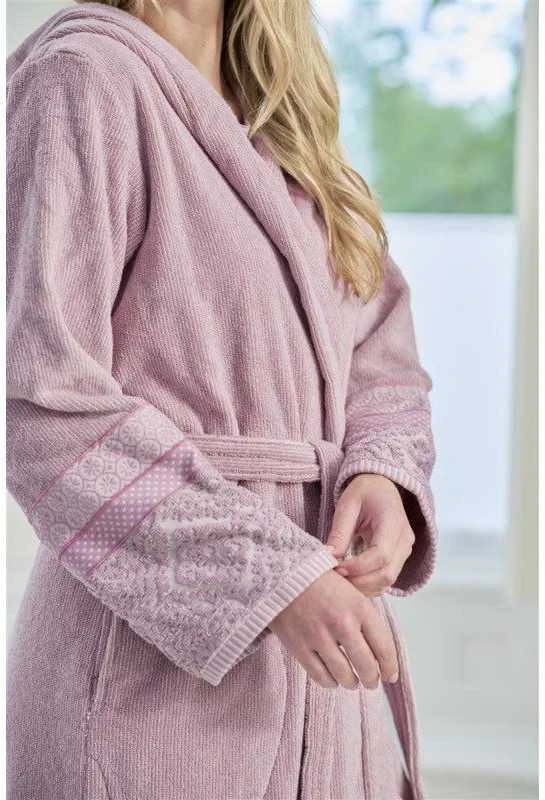 Pip Studio Chalatas Soft Zeillinge Lila Chalato dydis - XXL