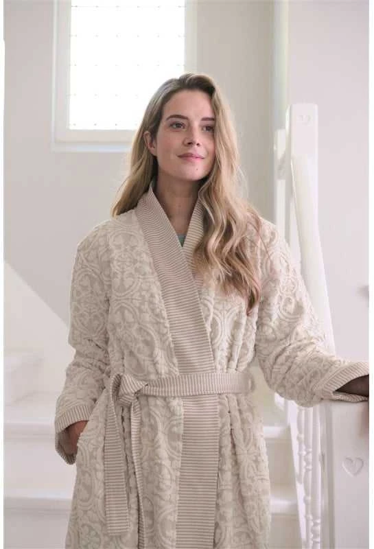 Pip Studio Chalatas Tile de Pip Khaki Chalato dydis - M