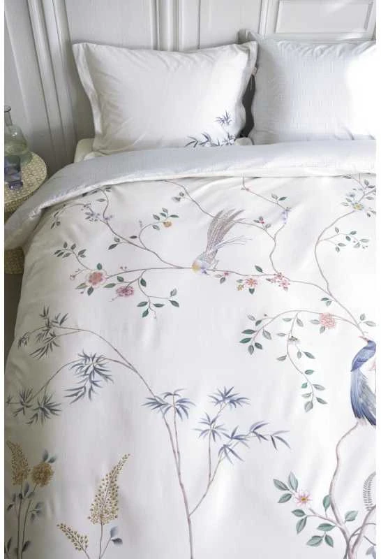 Pip Studio Pagalvės užvalkalas Bamboo Blossom Baltas Pagalvės matmenys - 60x70 cm