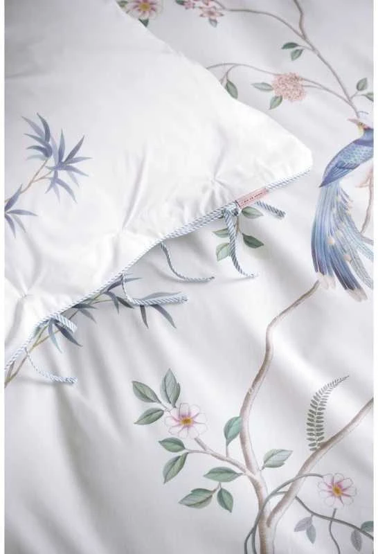Pip Studio Pagalvės užvalkalas Bamboo Blossom Baltas Pagalvės matmenys - 60x70 cm