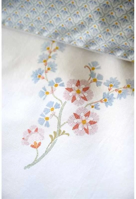 Pip Studio pagalvės užvalkalas Blossom Chique Baltas Pagalvės matmenys - 60x70 cm