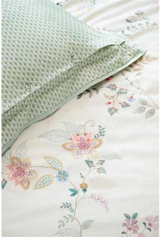 Pip Studio pagalvės užvalkalas Kili Flower Baltas Pagalvės matmenys - 60x70 cm