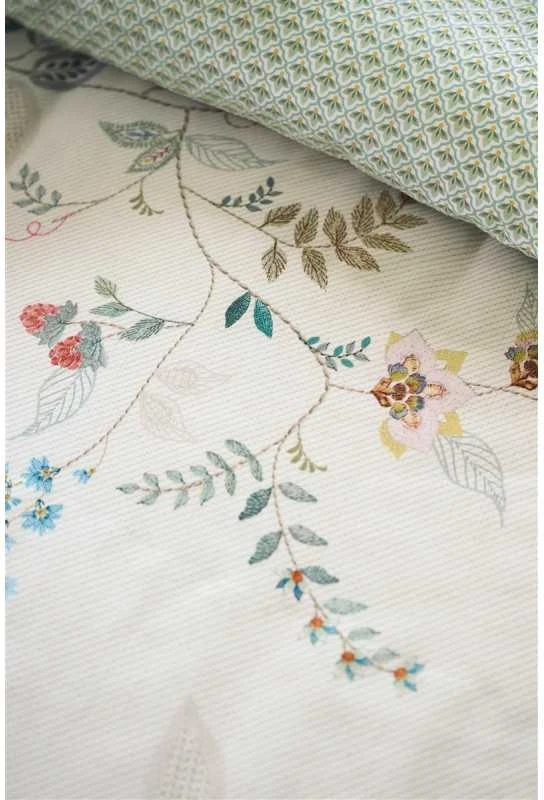 Pip Studio pagalvės užvalkalas Kili Flower Baltas Pagalvės matmenys - 60x70 cm